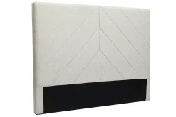 Flash Sale Miliboo Cabecero de cama de tela efecto aterciopelado beige 160 cm AVAH