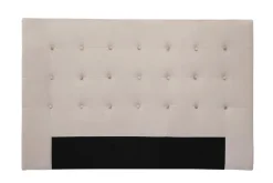 Flash Sale Miliboo Cabecero de cama de terciopelo color topo 170 cm LUTECE