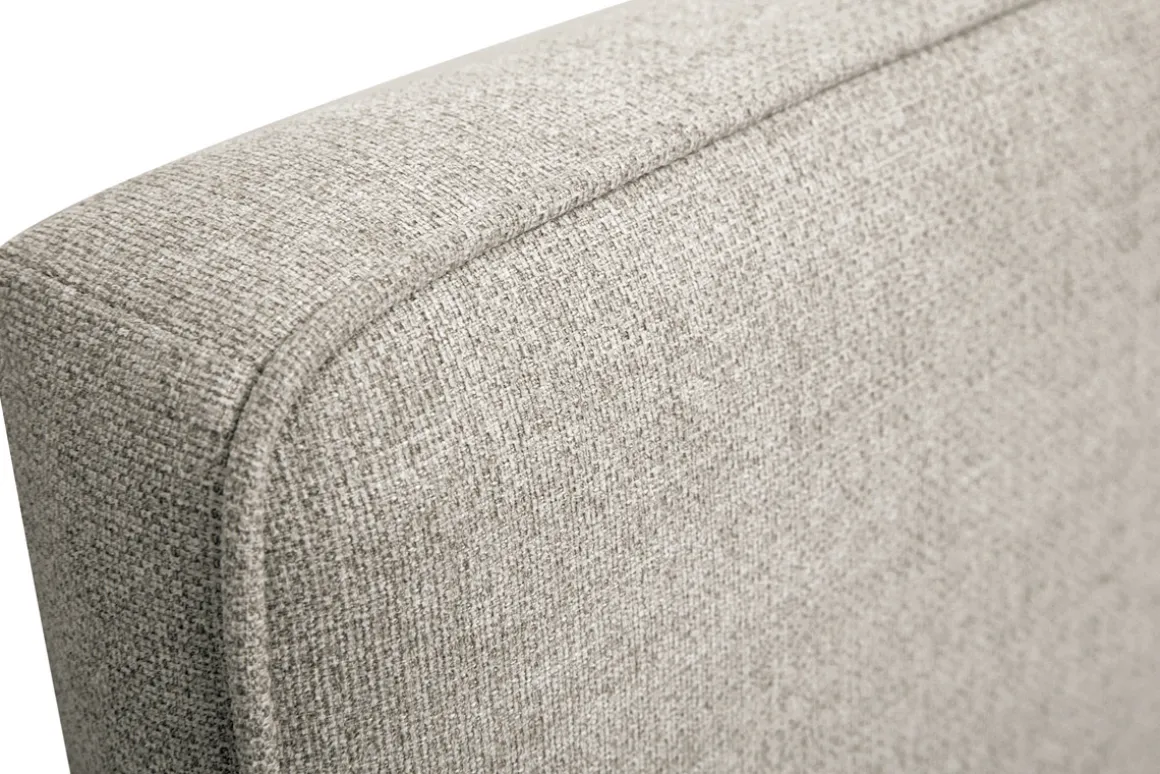 Store Miliboo Cabecero de cama para colgar de tela beige 180 cm LILY