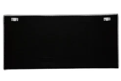 Fashion Miliboo Cabecero de cama para colgar de tela efecto aterciopelado gris 160 cm LILY