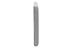 Clearance Miliboo Cabecero de cama para colgar de tela efecto aterciopelado gris 180 cm LILY
