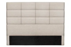 Best Sale Miliboo Cabecero moderno en tejido beige natural 160 cm ANATOLE