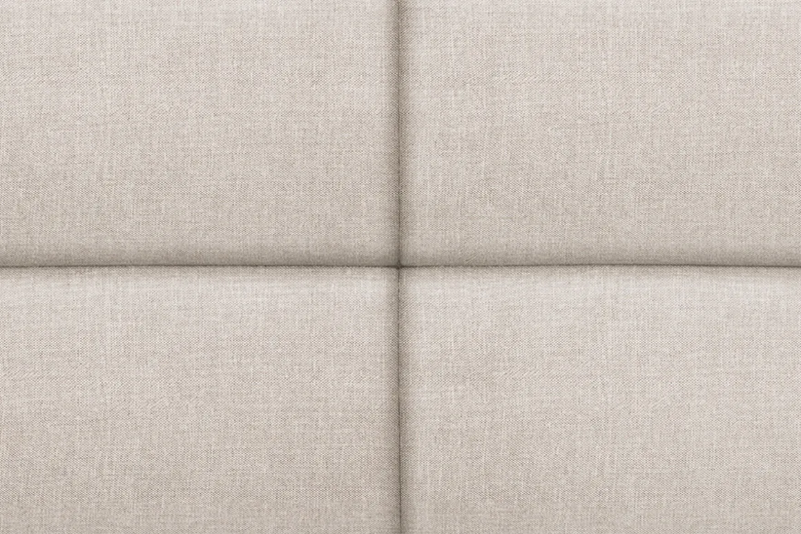 Best Sale Miliboo Cabecero moderno en tejido beige natural 160 cm ANATOLE
