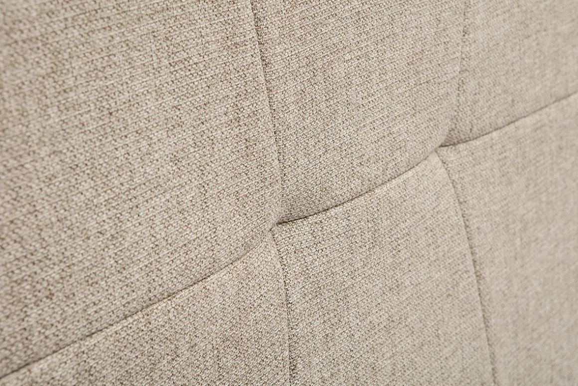 Cheap Miliboo Cabecero tapizado en tela topo L170 cm SUKA