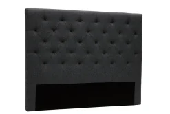 Sale Miliboo Cabecero tejido gris oscuro 140cm ENGUERRAND