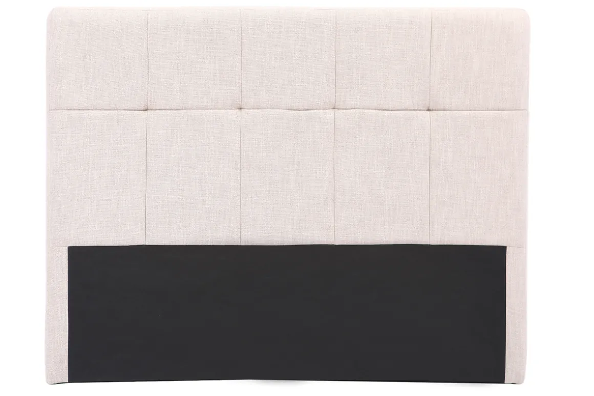 Shop Miliboo Cabecero tejido natural 160cm CLOVIS