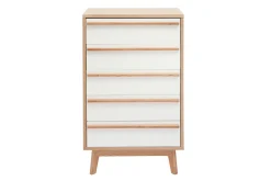 Sale Miliboo Cajonera 5 cajones de diseño escandinavo HELIA