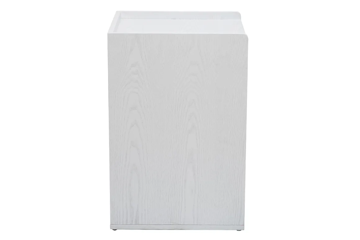 Clearance Miliboo Cajonera de escritorio nórdico blanco y madera OPUS