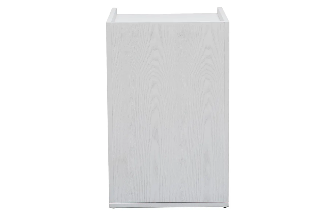 Clearance Miliboo Cajonera de escritorio nórdico blanco y madera OPUS