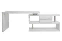 Best Miliboo Cajonera diseño blanco 2 cajones MAX