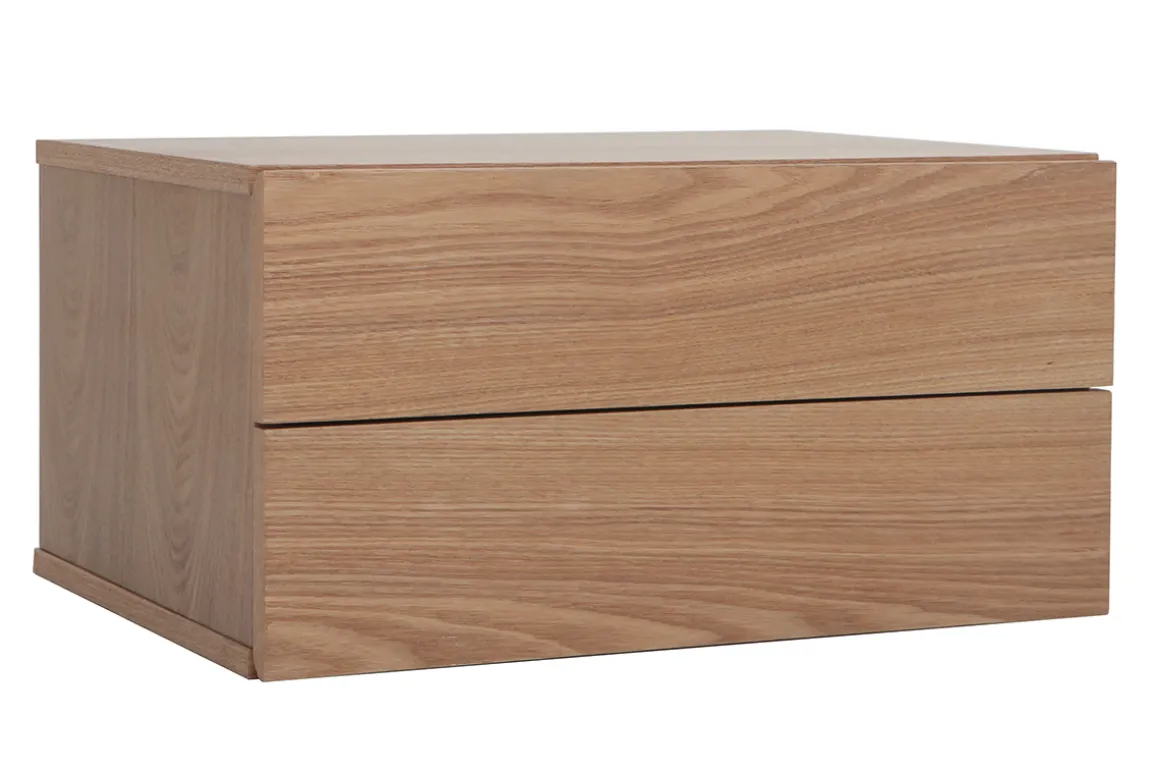 Hot Miliboo Cajonera diseño madera 2 cajones MAX