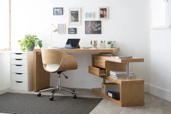 Hot Miliboo Cajonera diseño madera 2 cajones MAX