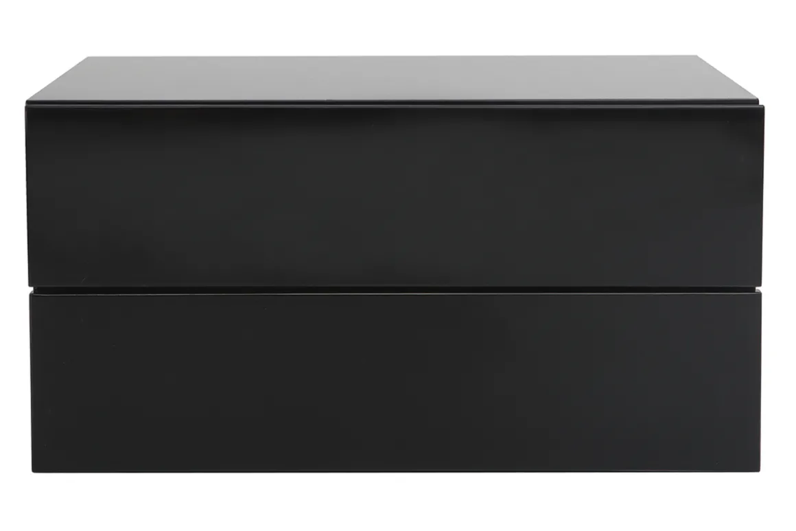 Outlet Miliboo Cajonera diseño negro 2 cajones MAX