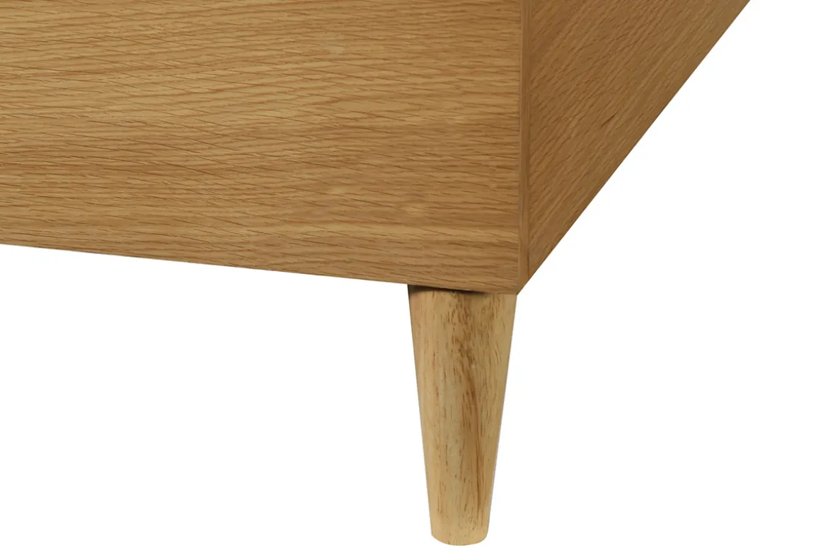 Hot Miliboo Cama adulto 160 x 200 cm con somier acabado madera clara AYO