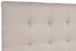 Best Miliboo Cama con cajones 2 plazas 160 x 200 cm de tela beige RENO