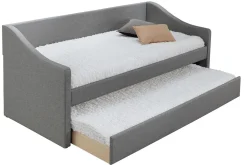 Outlet Miliboo Cama nido 190x90cm gris claro BEKKER