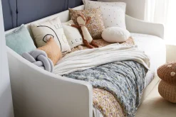 Outlet Miliboo Cama nido 190x90cm gris claro BEKKER