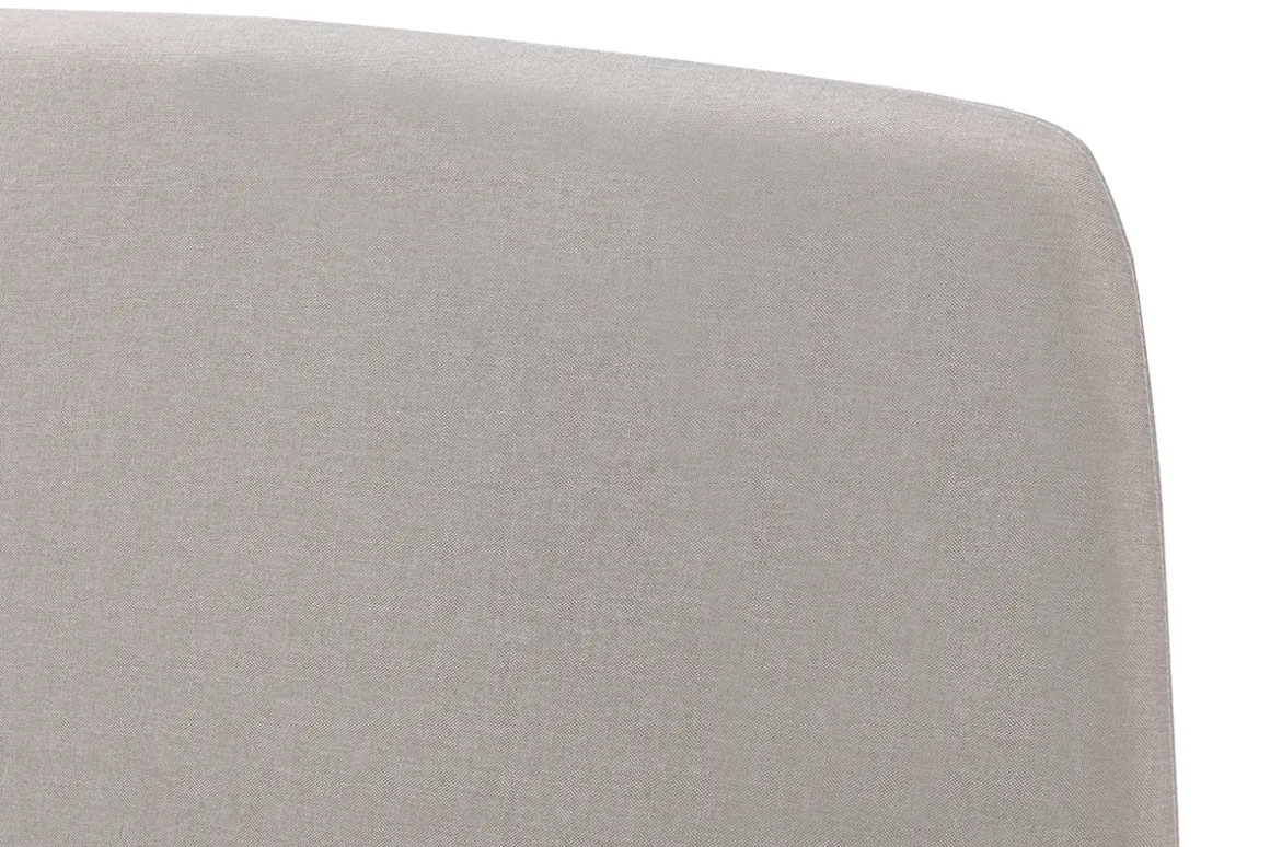 Clearance Miliboo Cama nórdica 160 x 200cm tejido beige NIELS