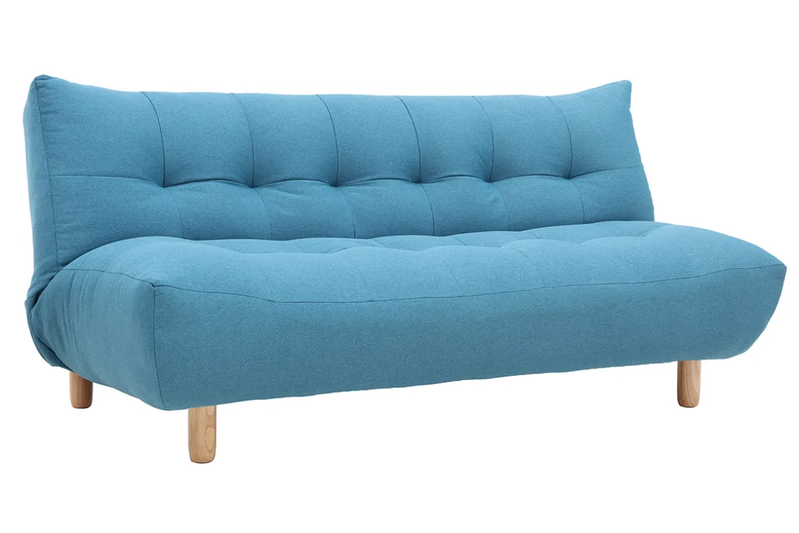 Cheap Miliboo Canapé convertible scandinave bleu canard YUMI