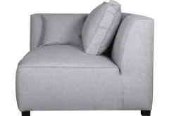 Cheap Miliboo Chaise longue esquina izquierda gris claro PLURIEL