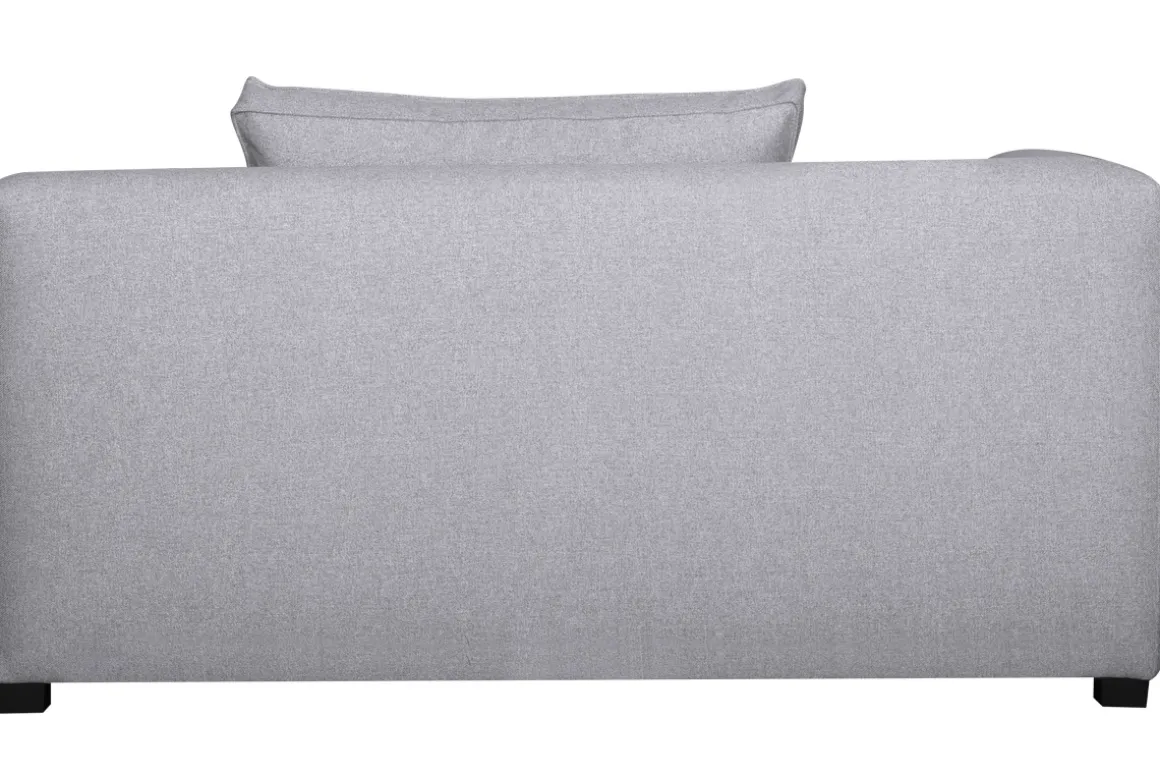 Cheap Miliboo Chaise longue esquina izquierda gris claro PLURIEL