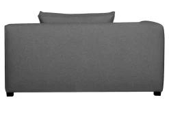 Shop Miliboo Chaise longue esquina izquierda gris antracita PLURIEL