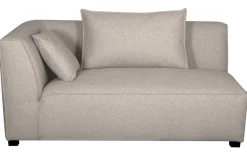 Store Miliboo Chaise longue esquina izquierda beige PLURIEL