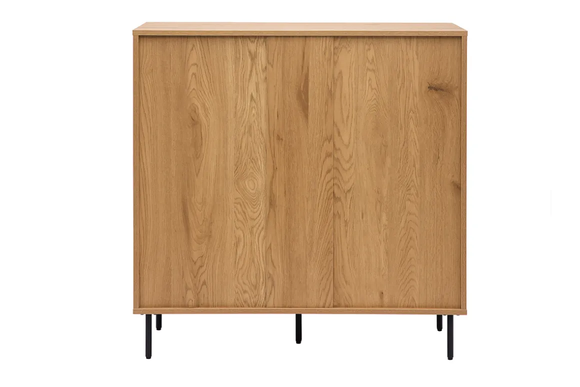 Hot Miliboo Cómoda con acabado de roble claro y 4 cajones 100 cm ARAGON
