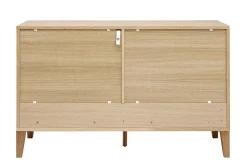 Best Miliboo Cómoda de 6 cajones de madera clara 120 cm FREDDY