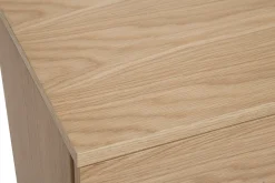 Shop Miliboo Cómoda nórdica de 3 cajones de madera clara FREDDY