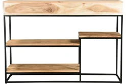 Best Miliboo Consola 4 cajones en cacia y metal negro L115 cm GRENELLE
