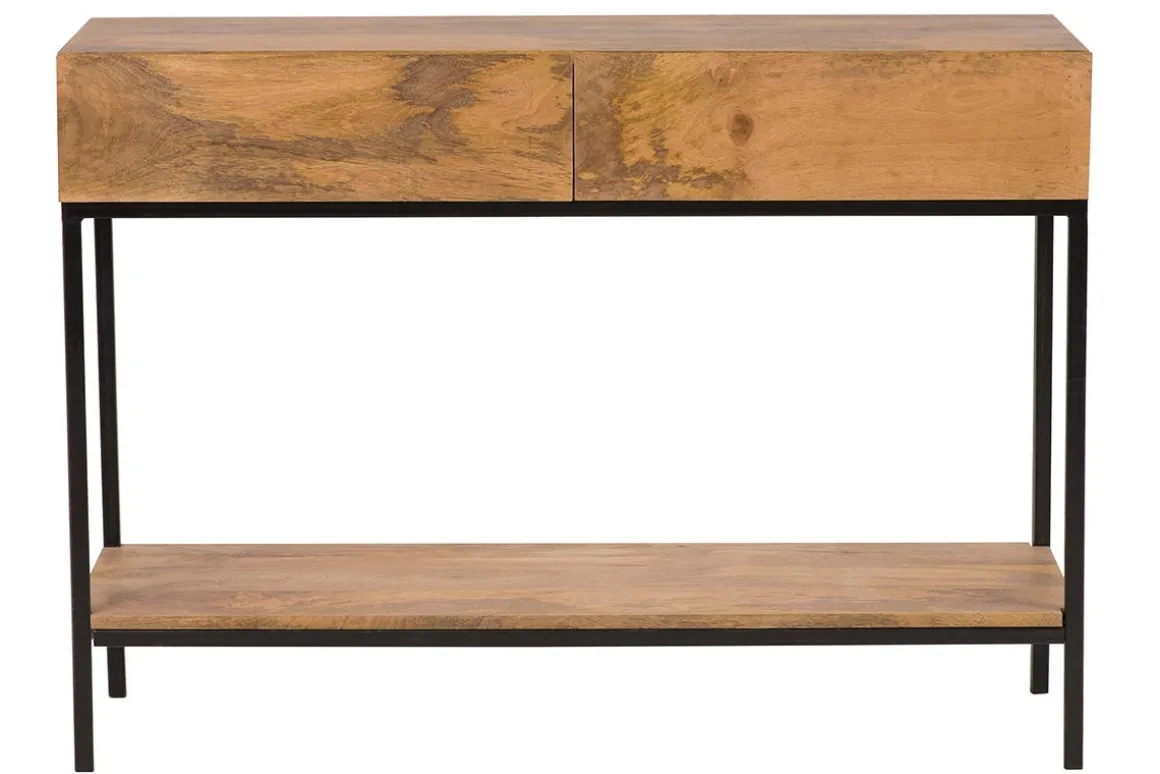Online Miliboo Consola industrial mango y metal L110 cm YPSTER