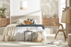 Store Miliboo Elemento de pared cuadrado acabado madera clara ETERNEL
