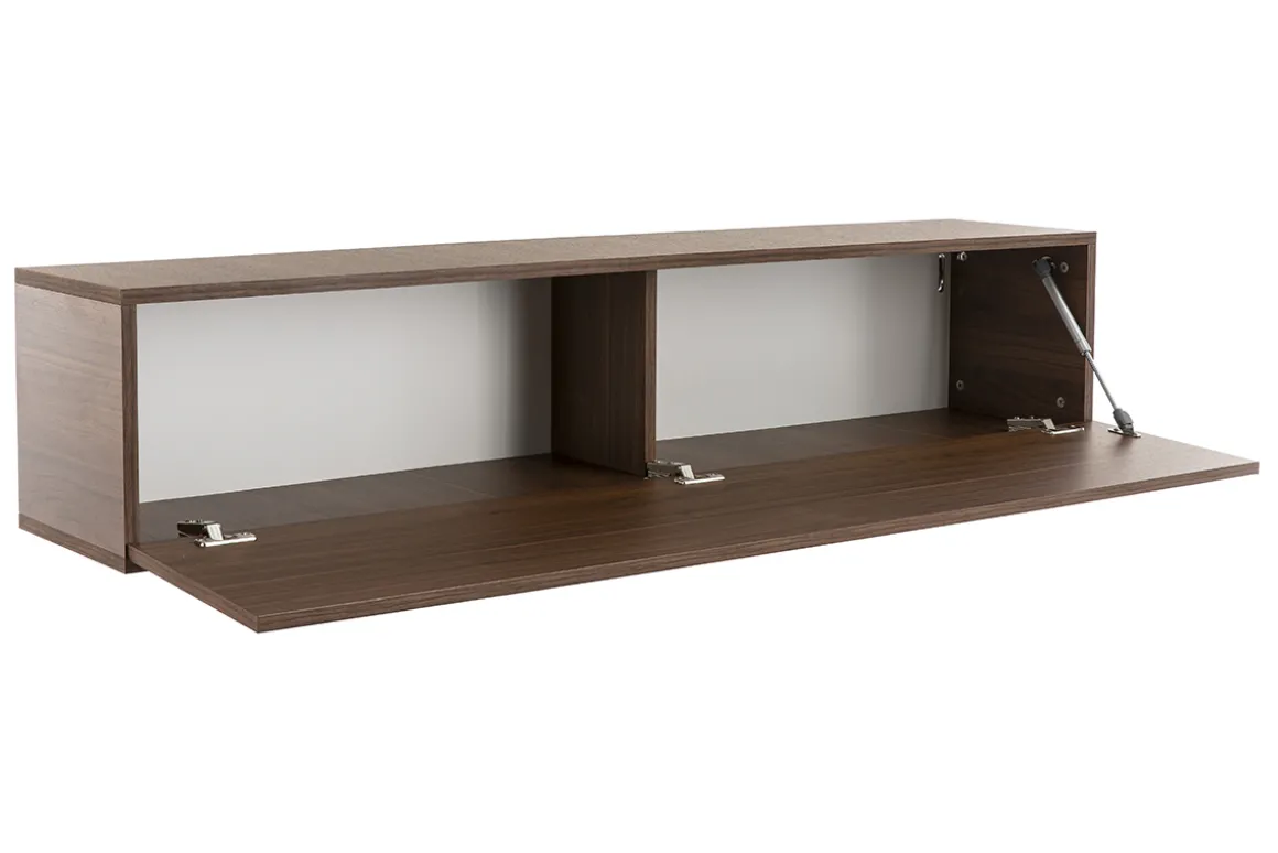 Sale Miliboo Elemento de pared TV horizontal acabado nogal ETERNEL