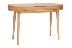 Cheap Miliboo Escritorio con cajón de madera clara 120 cm JUDITH
