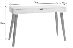 Online Miliboo Escritorio de diseño escandinavo L115 cm TOTEM