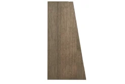 Cheap Miliboo Escritorio de pared vintage con cajonera de madera oscura 78 cm GABIN