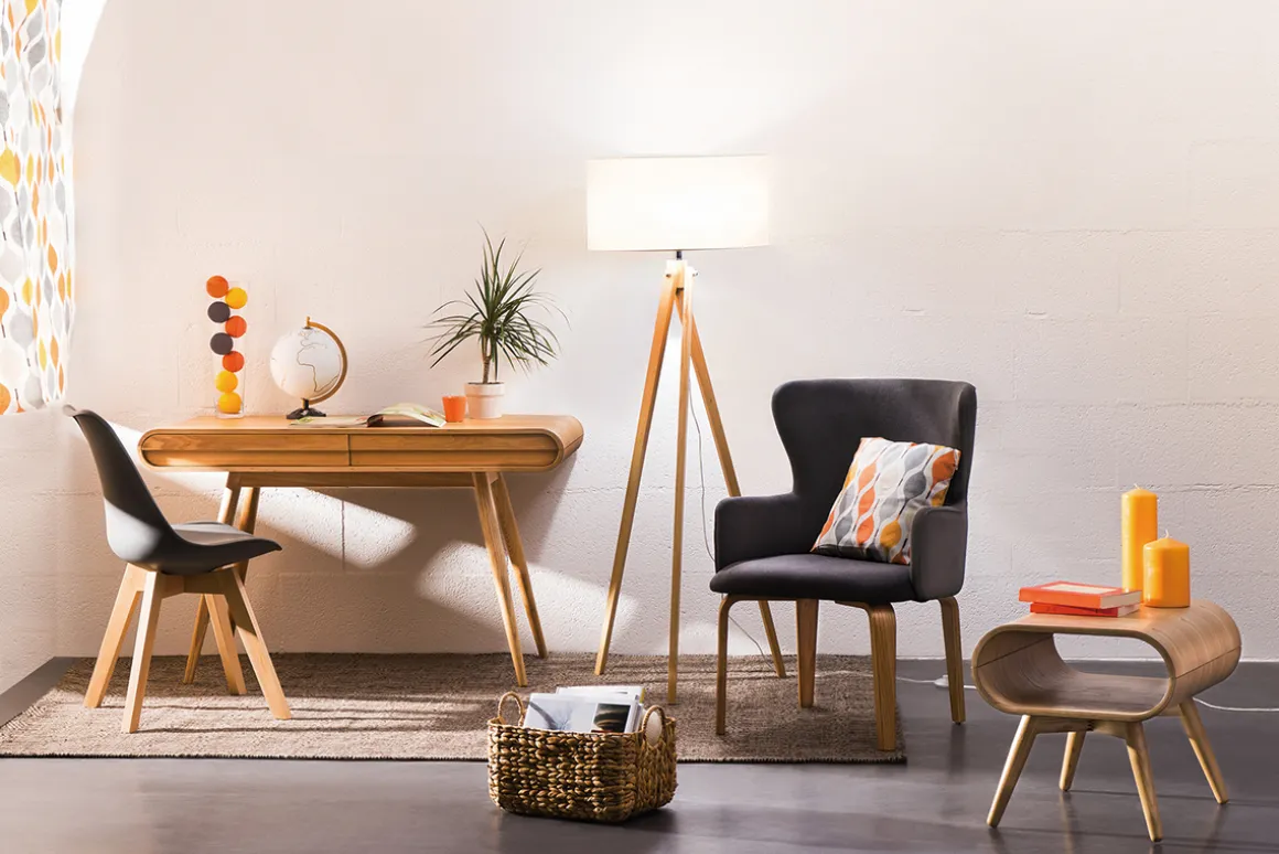 Discount Miliboo Escritorio diseño fresno BJORG