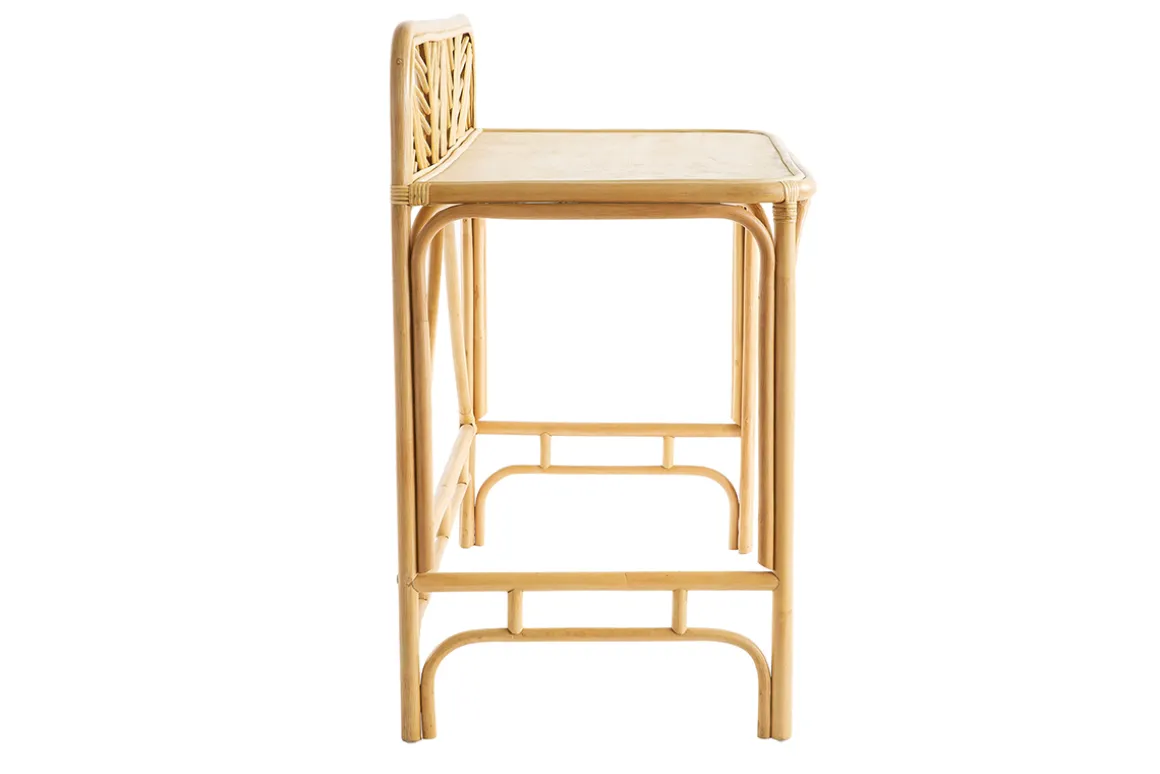 Store Miliboo Escritorio en ratán L120 cm GALON