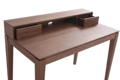Cheap Miliboo Escritorio moderno con almacenaje madera nogal SEKRET