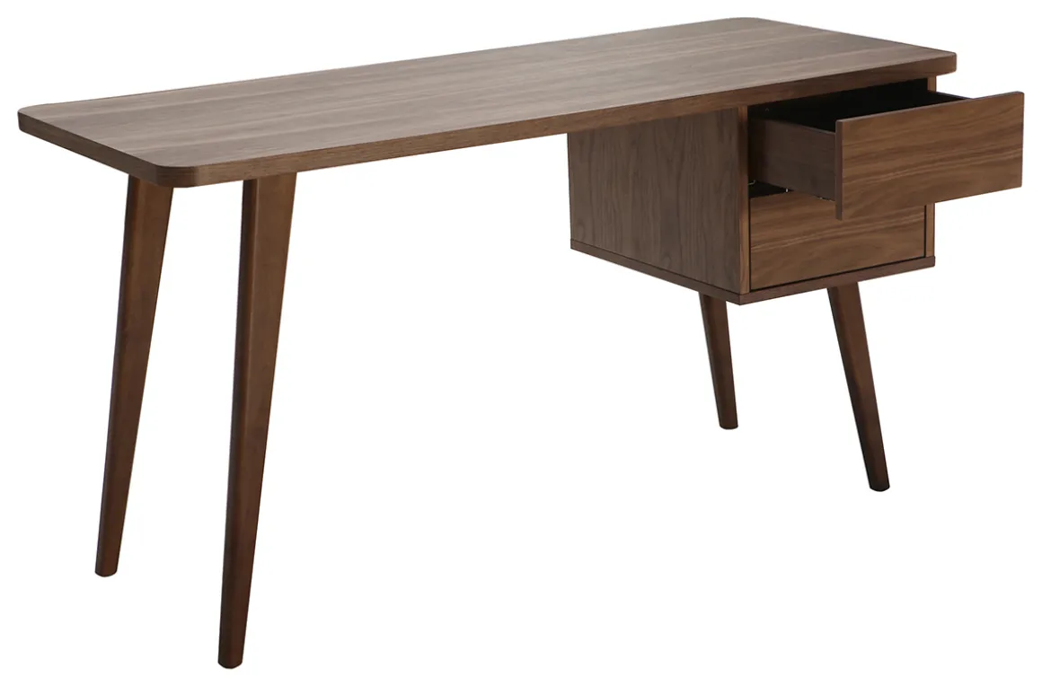 Flash Sale Miliboo Escritorio nogal L140 cm FIFTIES