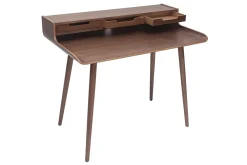 Best Miliboo Escritorio vintage nogal 3 cajones L110 cm OPUS