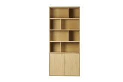 Store Miliboo Estantería acabado de madera clara de roble 92 cm - NAGANO