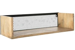Sale Miliboo Estantería de pared industrial mango y metal 60 cm RACK