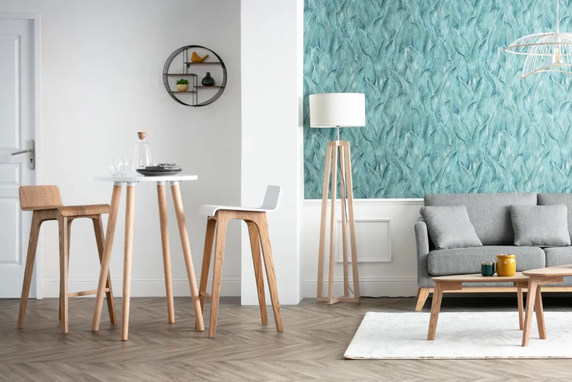 Clearance Miliboo Estantería mural diseño redonda madera y metal ENSO