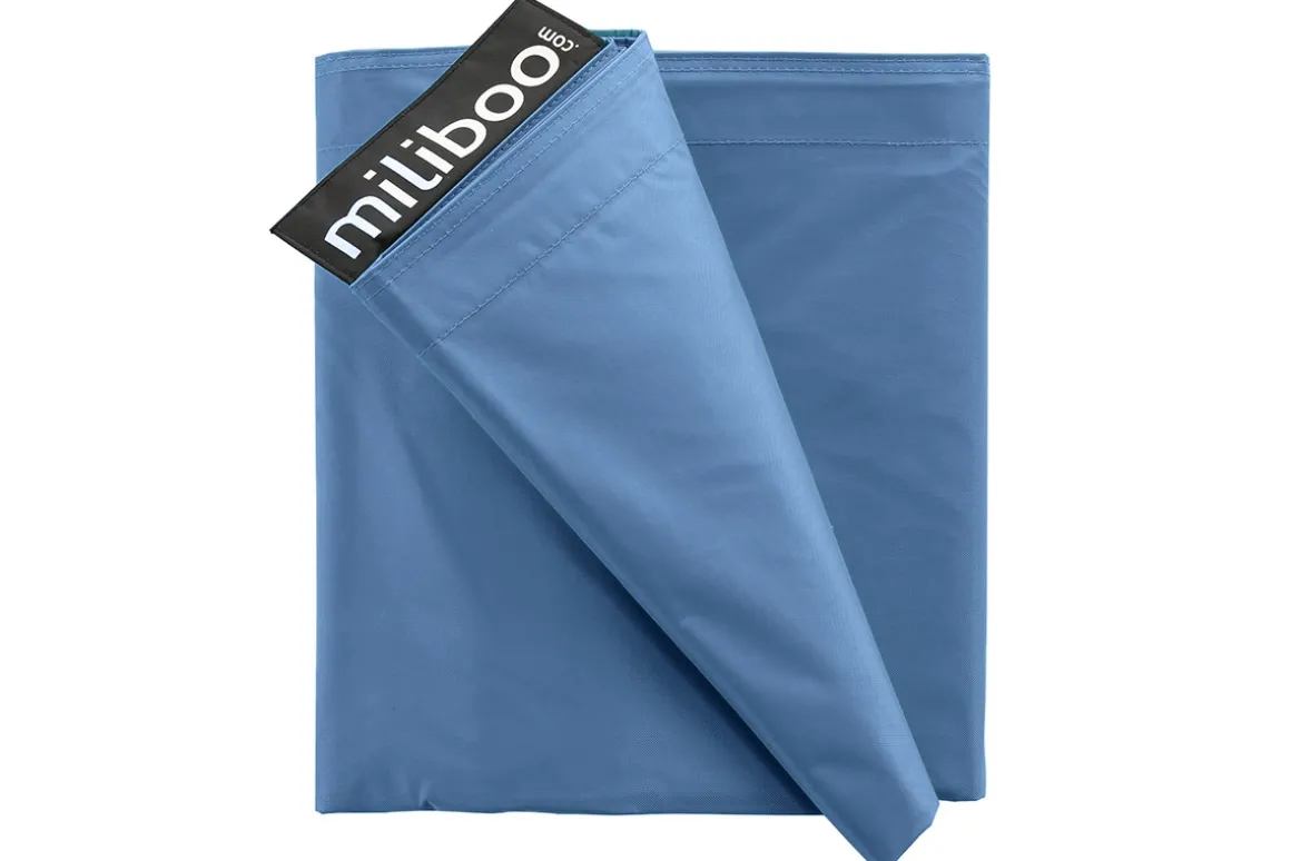 Cheap Miliboo Funda de puff gigante azul petróleo BIG MILIBAG