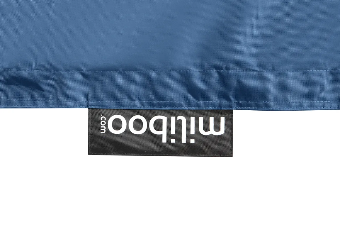 Cheap Miliboo Funda de puff gigante azul petróleo BIG MILIBAG