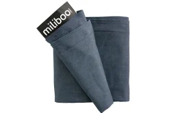 Flash Sale Miliboo Funda de puff gigante en algodón azul jean BIG MILIBAG