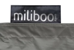 Clearance Miliboo Funda de puff gigante gris BIG MILIBAG