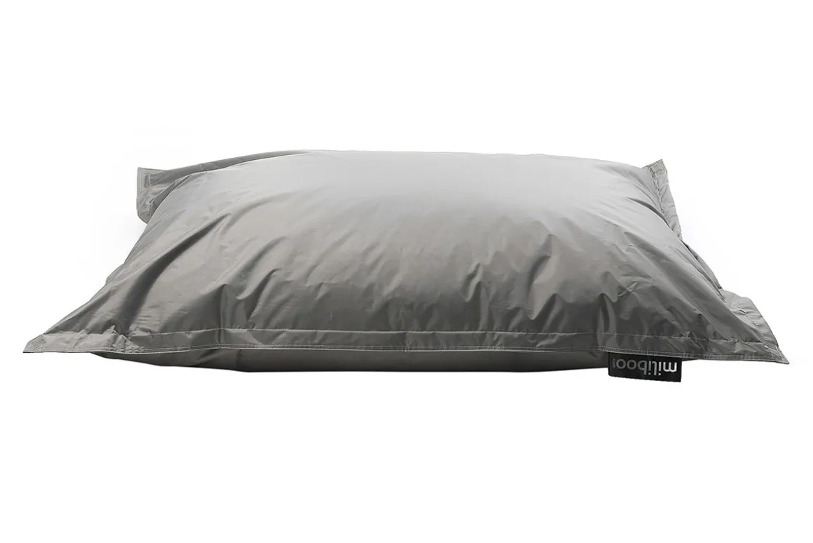 Clearance Miliboo Funda de puff gigante gris BIG MILIBAG